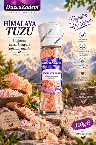 Himalaya Tuzu Değirmen Kapaklı 110 Gr