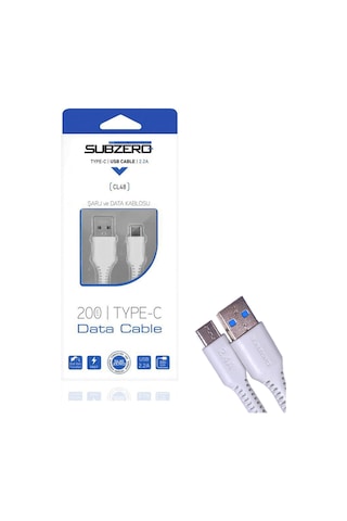 Uzun 2 Metre Type C Şarj Kablosu 200cm Usb Type C