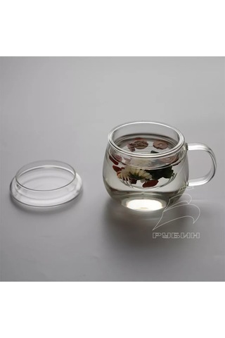 Get&joy Darli İçin Cam Kapaklı Demlik, 350 Ml 219061655 Beyaz