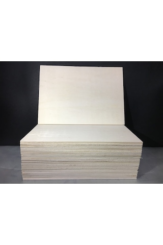 Mobilreyon Kavak Kontraplak 10 Adet- A4 Ebat (Yakma-Dağlama-Hobi)