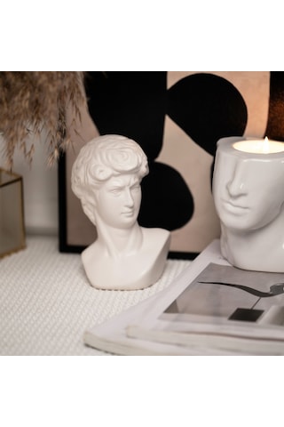 Karaca Home Senator Dekoratif Biblo Beyaz - 300.23.01.0354