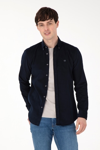 U.s. Polo Assn. Erkek Lacivert Gömlek Desenli 50291395-vr033 Lacivert