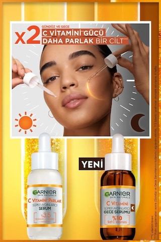 Garnier C Vitamini Süper Aydınlatıcı Gece Serumu 30 ML