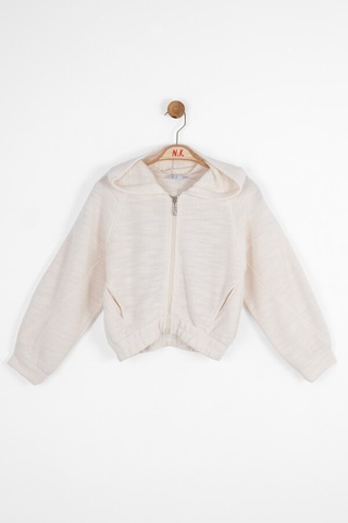 Xo Kids Kız Çocuk Hırka 8-14 Yaş 37306 Krem