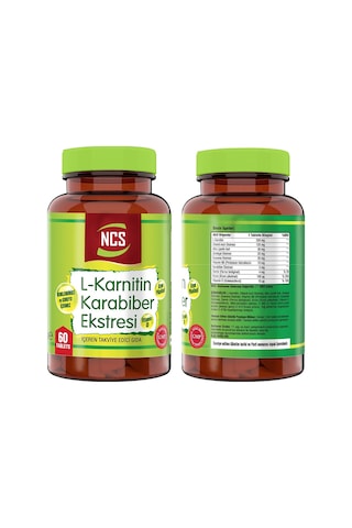 Ncs L-carnitine Karabiber Extreli 60 Tablet Nevfix Vitamin D3 S