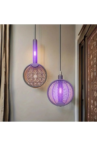 Boatshop1 Grey Katlanabilir Elektrikli Sivrisinek Raket Ve Lamba Akıllı Böcek Kontrolü 5 Sahne İçin Uygun