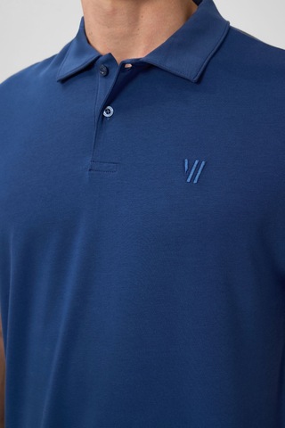 Tommy Life Parlament Basic Göğüs Logolu Standart Kalıp Triko Polo Yaka Erkek T-shirt - 87768 Parlament