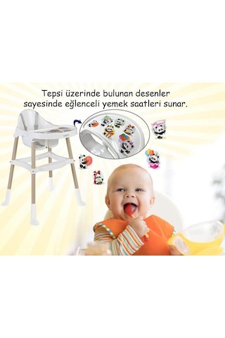 Babyjem Portatif Mama Sandalyesi Krem