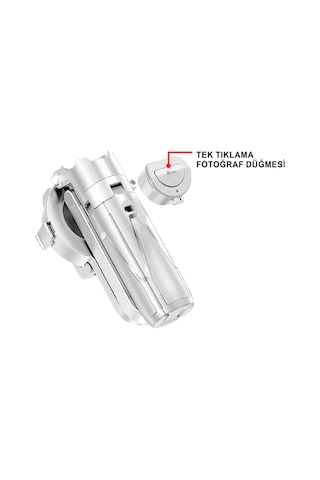 Magsafe Uyumlu 360 Derece Dönebilen Bluetooth Kumandalı Selfie Çubuğu & Tripod Mt6633