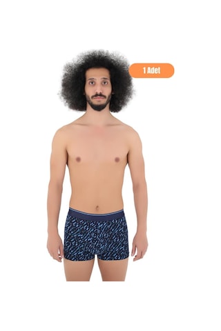 Andredimoda Erkek Pamuklu Likralı Boxer 5'li Premium Paket Çeyizlik Özel Dizayn Desenli-1 Desenli-1