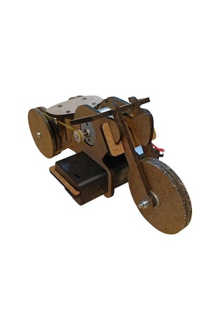 Gözeler Steam Pil Ve Motor İle Çalışan Motosiklet Maketi Kendin Yap