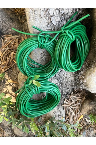 3 Adet Fidan Bağlama İpi 10 Mt 3 Mm Toplam 30 Metre Elastik İp