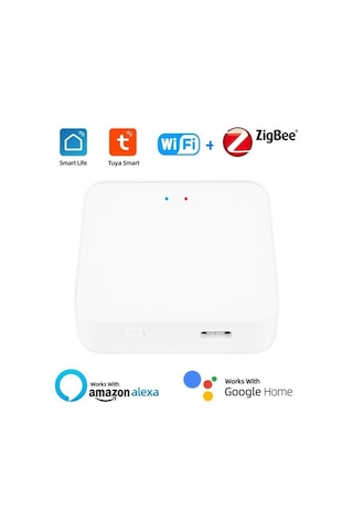 Samdoo Zigbee 3.0 Akıllı Ev Ağ Geçidi, Tuya Cihazları Ve Uygulaması İle Entegre, Alexa Ve Google Home Ses Kontrolü, 2.4ghz Wifi Desteği, Tyzg1