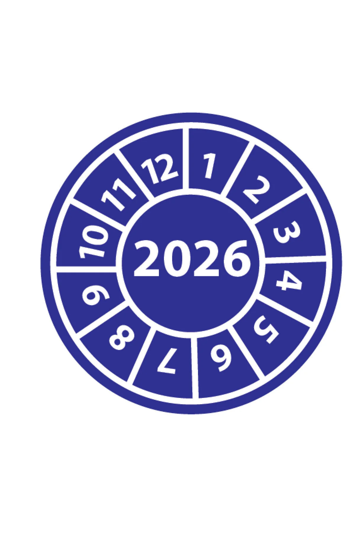 Yangın Tüpü Etiketi 2026 Mavi Mavi