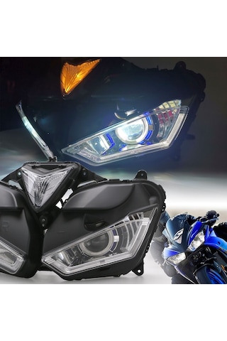 Yamaha R3 R25 Ön Far 2015 2018 Model Özel Tasarım Mercekli Led Angel Gözlü Far Premium Kalite 1 ADET