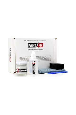 Paint 2 Fix Metalik Beyaz Otomobil Rötuş Boya Polisaj Seti