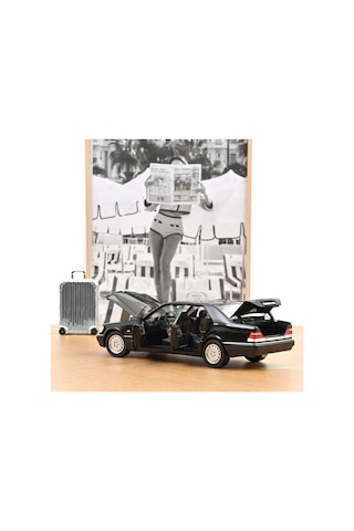 Norev Mercedes-benz S600 1997 Noir Obsidian Metallisé