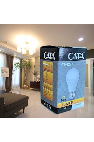 Cata Ct-4277 9 Watt Led Ampul E27 Duy Beyaz Işık