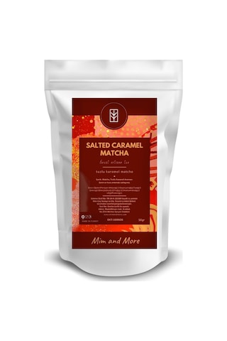 Mim and More Salted Caramel Matcha Tuzlu Karamelli Matcha 50 G