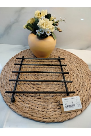 Md Black Metal Nihale 20 Cm Siyah