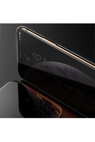 Apple Uyumlu iPhone 11 Pro Max Zore Kor Privacy Cam Ekran Koruyucu