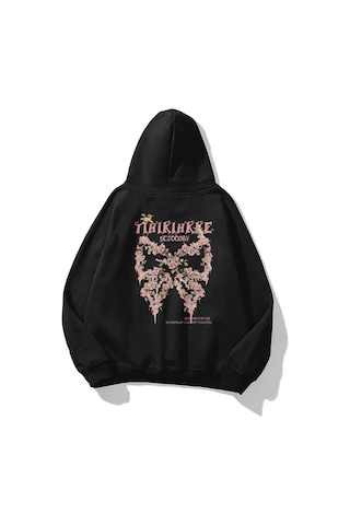 Tarzsokak Kadın Tihikihkke Sweatshirt Siyah