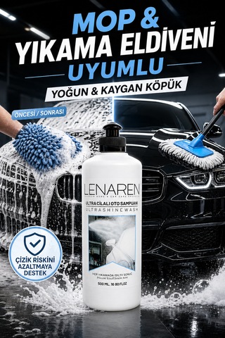 Ultra Shinewash Ultra Cilalı Oto Şampuanı 500 Ml Seramik & Ppf Uyumlu
