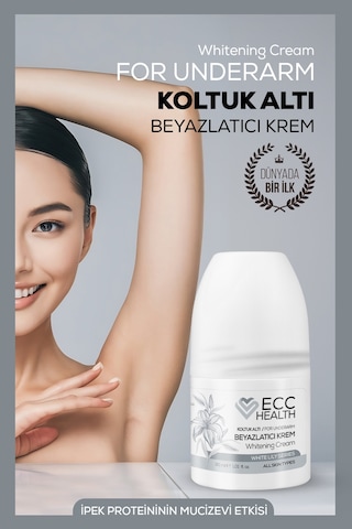 Ecc Health Koltuk Altı, Bacak Yanı, Genital Bölge İçin 3'lü Beyazlatıcı Bakım Seti