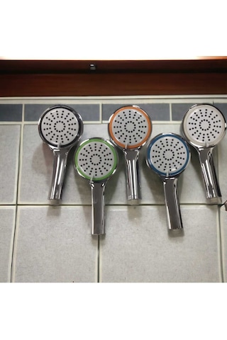 Mintev Lolipop Şık Duş Seti Krom Hortum Ve Mafsal Krom