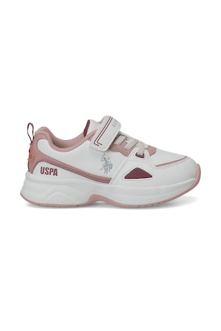 U.S. Polo Assn. U.s. Polo Assn. Lessa Jr Beyaz Kız Çocuk Spor Ayakkabı 000000000102695994 Beyaz-pudra