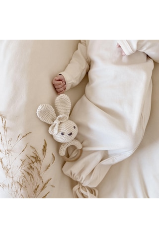 Naturaborn Naturaborn Gots Organik Sertifikalı Bebek Açık Uyku Tulumu Bej
