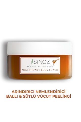 Sinoz Süt & Bal Arındırıcı Ve Nemlendirici Vücut Peeling 300 ML