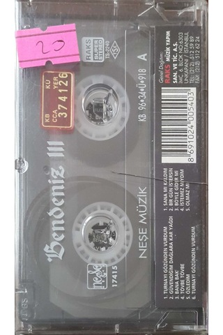 Plak Değildir Kaset Tir Bendeniz Iıı Açılmamış Jelatininde Kase