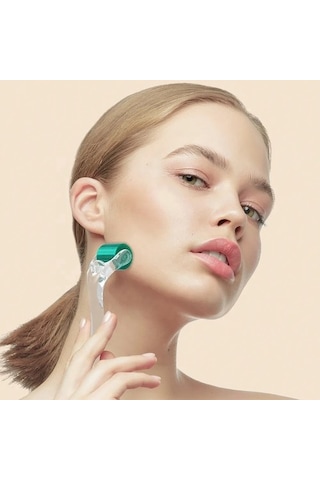 0.3 Drs 192 Derma Rulo Tıbbi Sınıf 192 Iğneler Titanyum Mikro Iğneleme Terapisi Yüz Cilt Bakımı Ve Saç Büyümesi Için Dermaroller 7n8n1s Çok Renkli