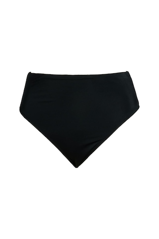 Endeep Kadın High Leg Yüksek Bel Siyah Bikini Altı-siyah Siyah