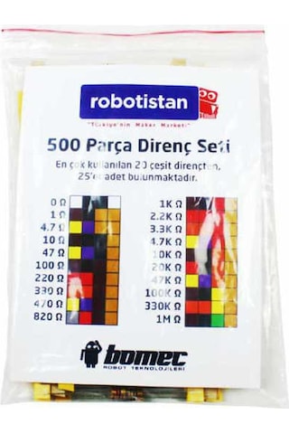 Robotistan 1.4 W Direnç Kiti 500 Adet