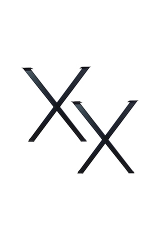 Metal Masa Ayağı Çapraz Model X Masa Ayakları 1,5 Mm Kalınlık