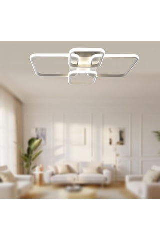 Tt500-4-by Tt Aydınlatma Beyaz Işık Mat Beyaz 4 Lü Led Avize Beyaz
