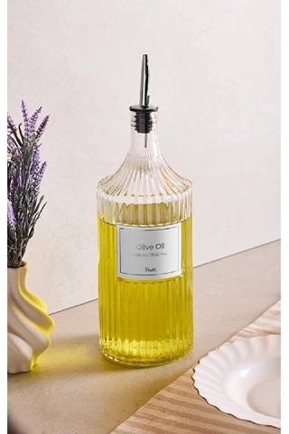 Perotti Yağlık-sirkelik Cam 1000ml Viking Silver 18113 5545 Açık Gri