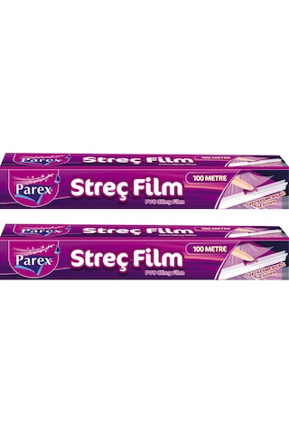 Kesme Bıçaklı 100m Streç Film İkili Paket