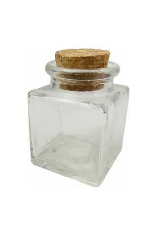 Olio Cam Şişe Kavanoz Şişemantarı Tıpalı Kare 50 Ml 3120 Adet