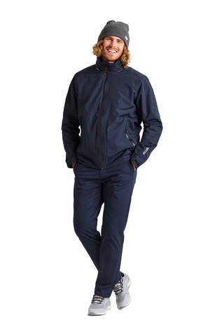 Slam Slam Crew Warm Hooded Erkek Mavi Ceket W13 Lacivert
