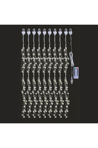 Saçaklı 3 3 Metre Yıldız Boncuklu Dekor Led Usb Ev, Oda Ve Organizasyon Dekoru Hakkında Ürün Açıklaması Çok Renkli