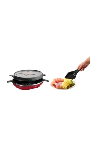 Tefal Colormania Çok Fonksiyonlu Tabak, 8 Kase, 1050 W, Kırmızı Diğer