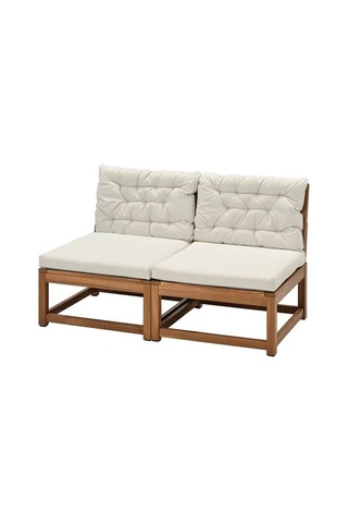 Ikea Nämmarö Bahçe Koltuğu Sırtlığı, Açık Kahverengi, 60x56 Cm
