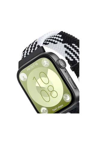 Tedar Huawei Fit 4 Kordon Saat Değildir - Siyah-beyaz Najmaddin
