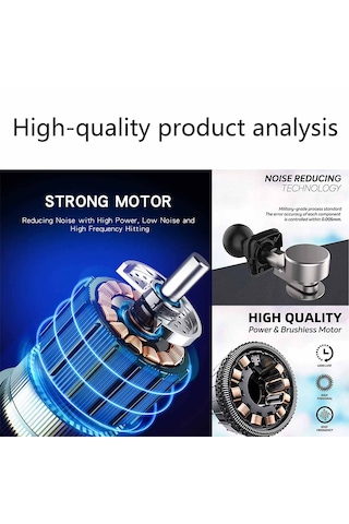 Unıden X-pro 4 Masaj Tabancası Sessiz Ultra Güçlü Dokunmatik Led Gri