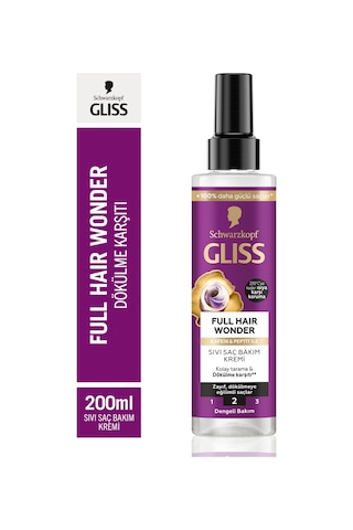 Gliss Full Hair Wonder Saç Dökülme Karşıtı Sıvı Saç Kremi 200 Ml 4015100862782-6359