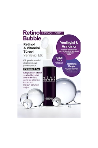 Lebelage Temizleme Aparatlı Retinol Temizleme Köpüğü Lebelage Retinol Bubble Chewy Foam