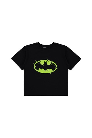 Batman Baskılı 6-9 Yaş Tişört Siyah